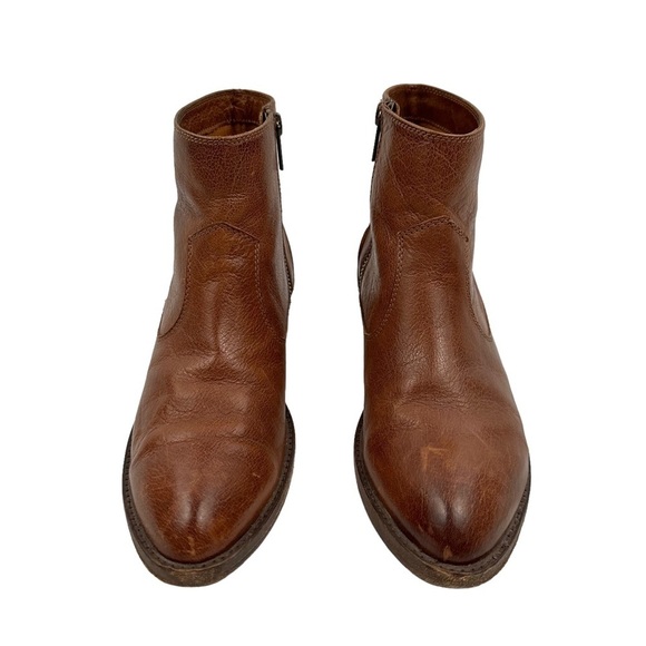 FRYE Brooke Short Inside Zip Ankle Bootie - Picture 7 of 13